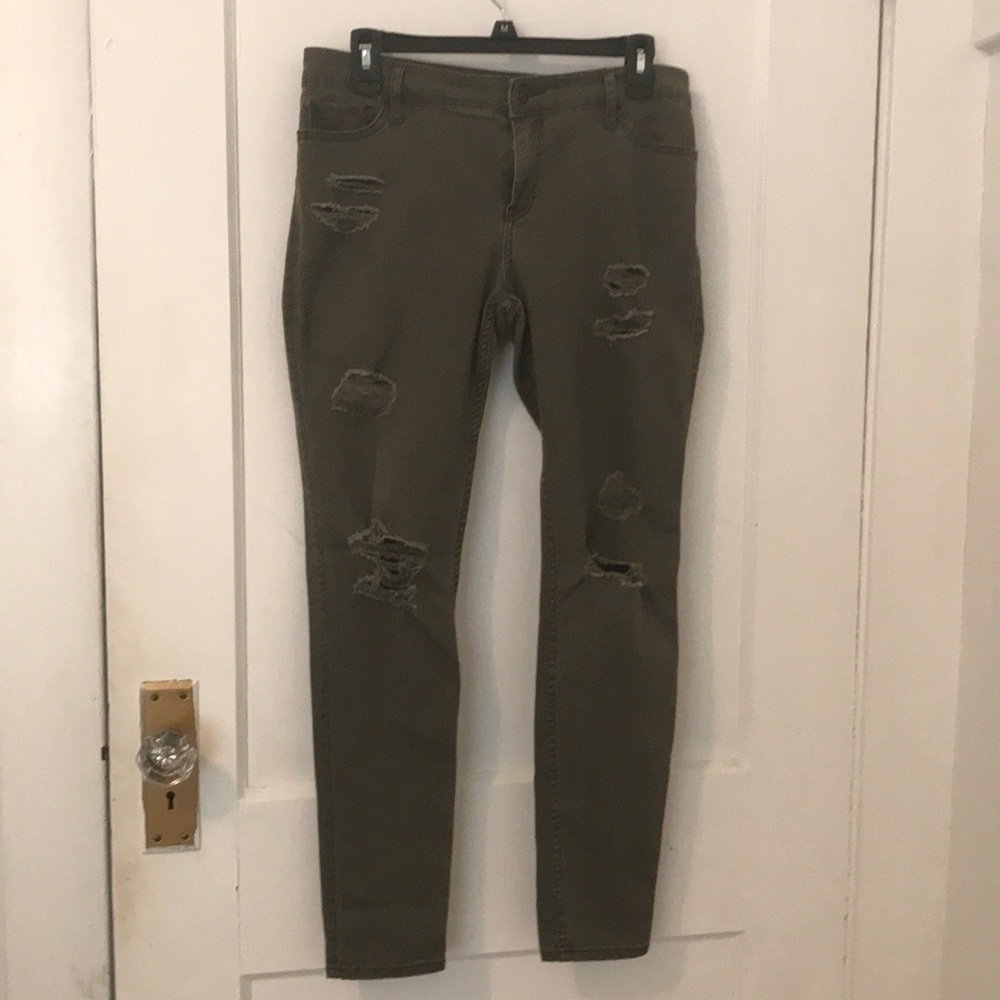 Hollister low rise skinny jeans